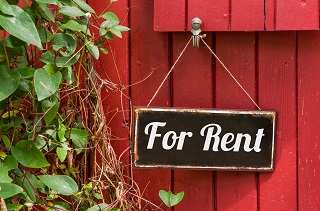 sign for rental home